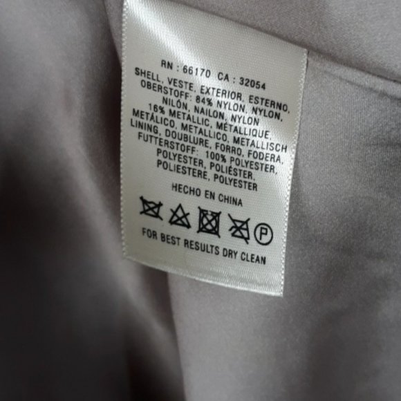 HD IN PARIS || ANTHROPOLOGIE Beige Silver gray floral lace skirt - Size 6 - Picture 7 of 7